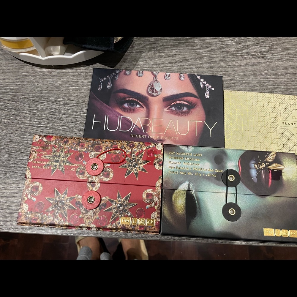 huda beauty & pat mcgrath eyeshadow（items have been sold, no more offer ,thanks)